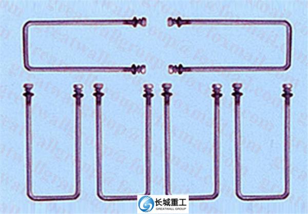 Easy Install Steel Bridge Components , Steel U Bolt Firm Resistant