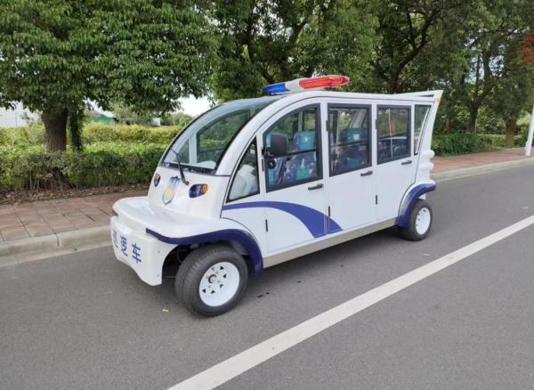 48V 4KW 30km/H Electric Security Patrol Vehicles 6 Passengers