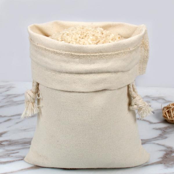 Personalized Colorful Custom Soft-loop Cotton Drawstring Bag Pouch for Dust-proof