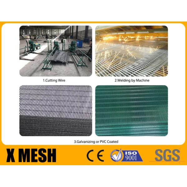 Горячий гальванизированный 358 анти- покрытый порошок черноты загородки 3300mm подъема