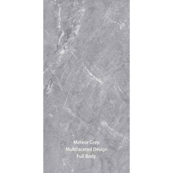 600x1200mm Glazed Porcelain Stone Imitation Texture Meteor Grey Tile