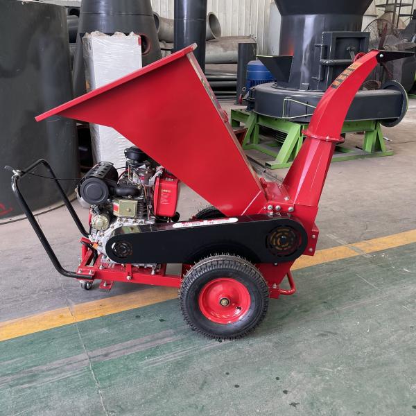 Multifunctional Hand Push Mini Tree Crusher for 130x45x100cm Farm Forestry Tasks