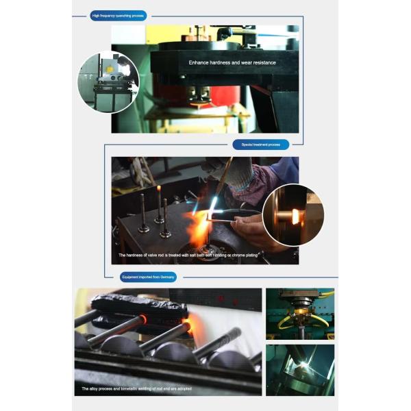 Toyota Inlet And Exhaust Valve Wear Resistant For 2L Engine 1371154020 1371554040