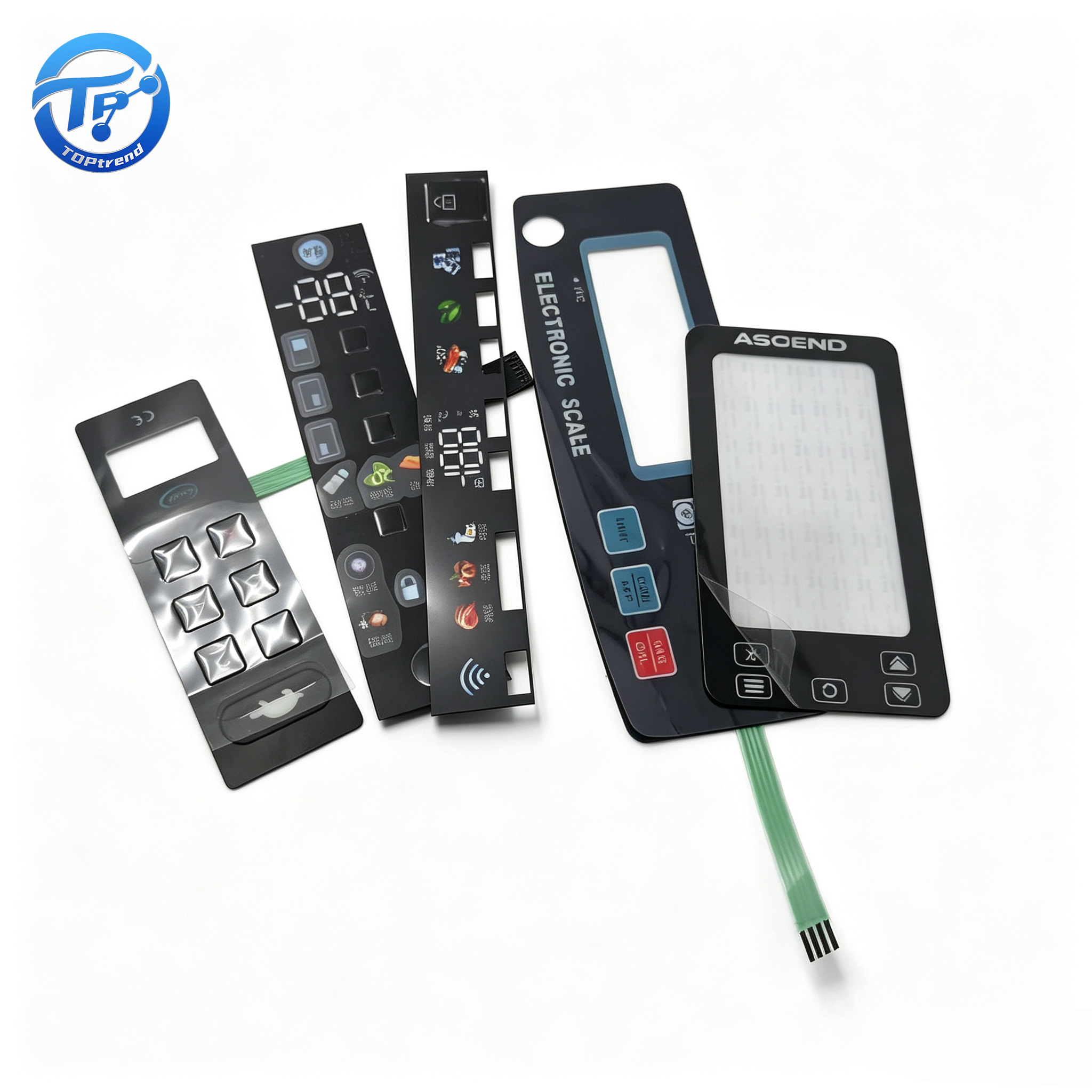 Membrane Switch Plastic Sheet Printing Panel Button PE Plastic Sheet For Electronics