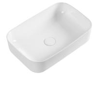 Wholesale High Quality White Rectangular Ceramic Sink Bathroom Vanity Art Basin for Hotel Bathroom Project