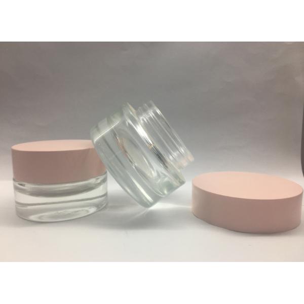 Контейнеры сливк крышки толстого нижнего опарника 30g 50g косметического стеклянного пластиковые