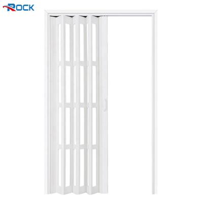 Separação impermeável do acordeão da porta deslizante do PVC do COA do ISO para a sala de visitas aberta da cozinha