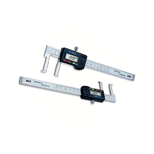 High Accuracy 30-300mm/1.2-12 Flat Point Internal Groove Electronic Digital Caliper for machine parts inner grooves Measurement