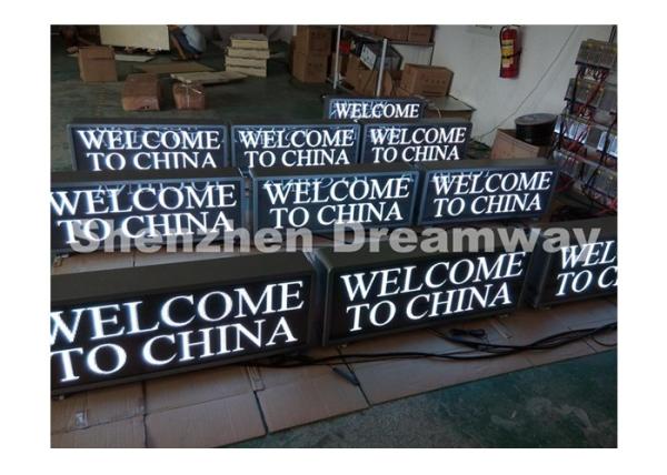 Two Faces Advertising Taxi LED Display P5 mm with 192 x 64 dots