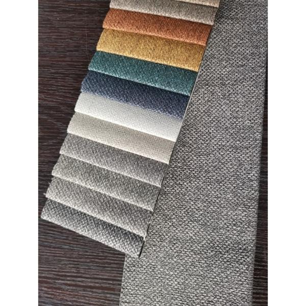 Upholstery Woven Soft Linen Fabric Linen Jacquard Fabric With Anti Pill Feature