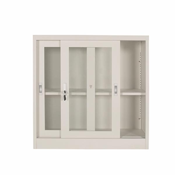 Шкаф памяти файла современного промышленного ящика для хранения карточк двери H900mm стеклянного приспосабливая