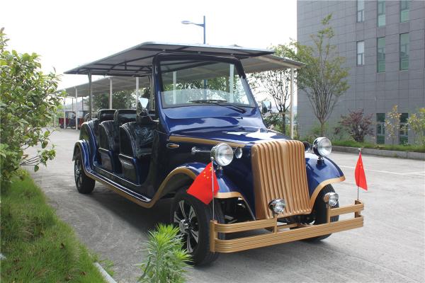 Battery Operated Custom Electric Golf Carts , 6 Person Classic Motorised Golf Trolley