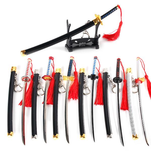 Demon Slayer Kanroji Mitsuri 22CM Automatic Elasitc Moving Sword