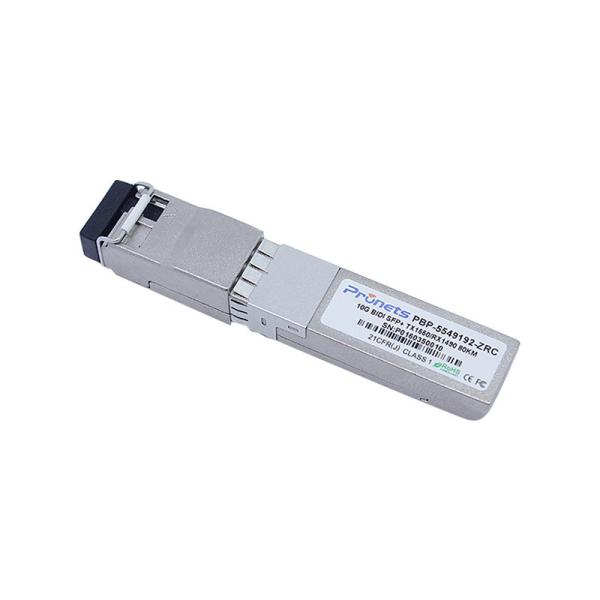 PBP-5549192-ZRC 10Gb/s SFP+ BiDi 80km Optical Transceiver TX1490nm/RX1550nm,TX1550nm/RX1490nm
