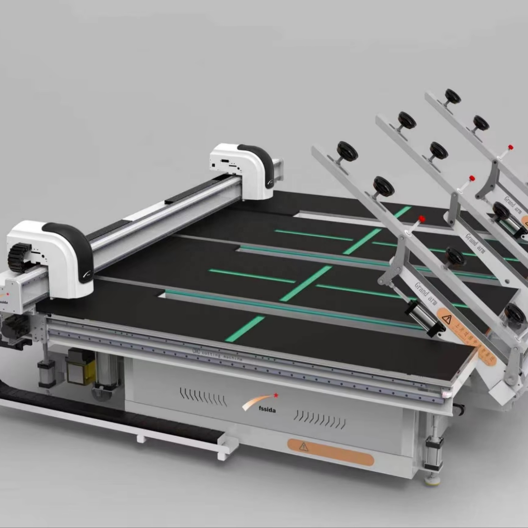 0-200m/Min CNC Glass Cutting Machine Low Noise With Automatic Nesting