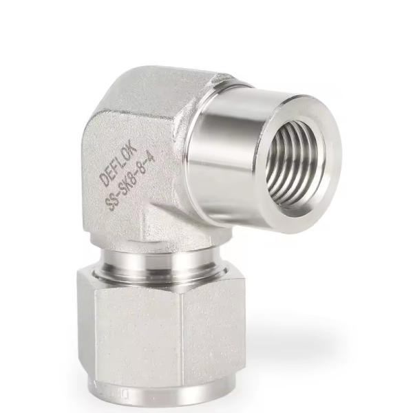 6000psi Forged Duplex Tube NXF 90 Degree Stainless Steel 316 Monel Female LR SR Elbow Return Bend Pipe Fittings Casting