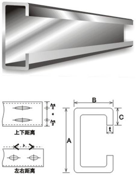 Purlins de aço galvanizados material de construção