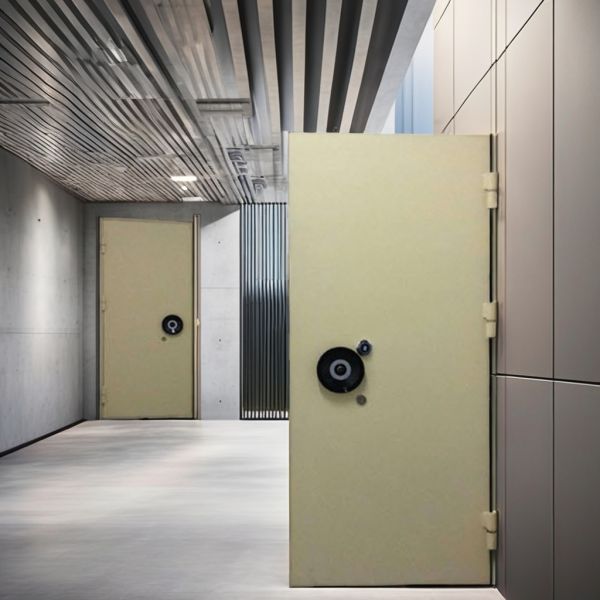 Metal Anti Theft Explosion Proof Door With Finished Surface Sealed Structure