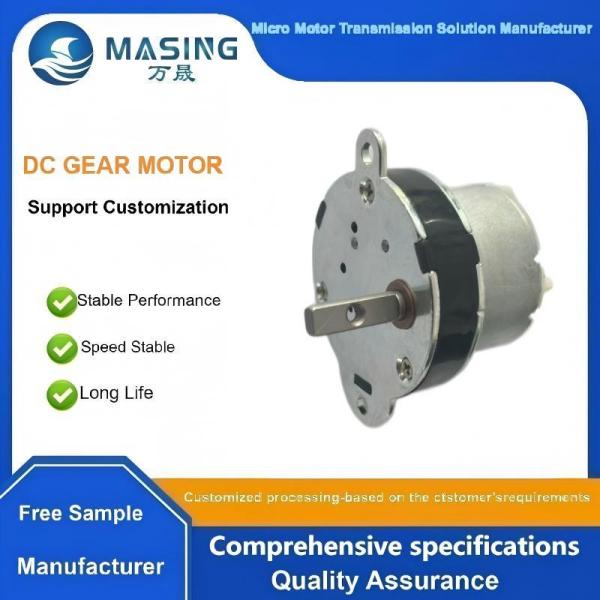 12v Dc Gear Motor Low Rpm High Torque DC Motor With Gear Box For Robots And Tea Vending Machine