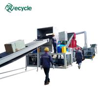 Ligne de recyclage des déchets de réfrigérateurs de grande ou petite capacité