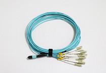 24 Core OM4 Fiber Optic Patch Cord For MPO Cassettes