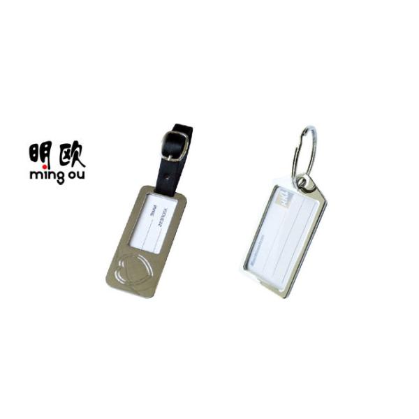 Stainless Steel And Leather Luggage Name Tags Personalized Travel Using