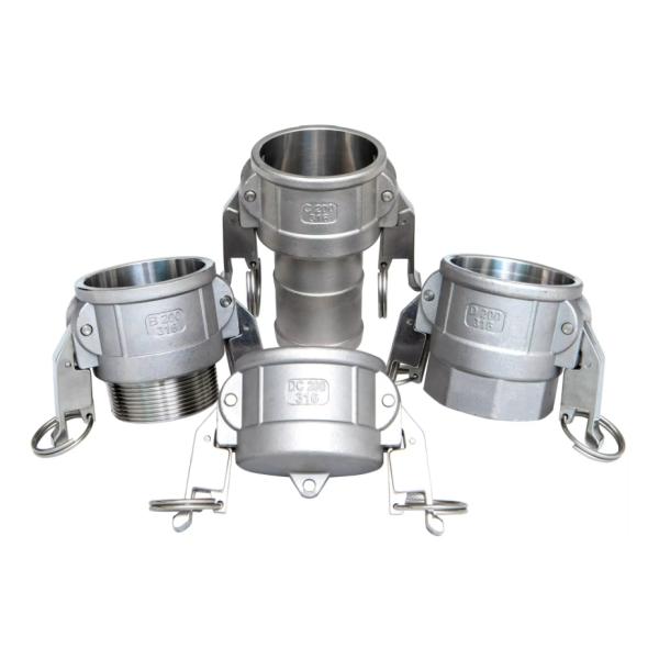 オートロックカムロックカップリング タイプB/C/D/DC セルフロックハンドル付き