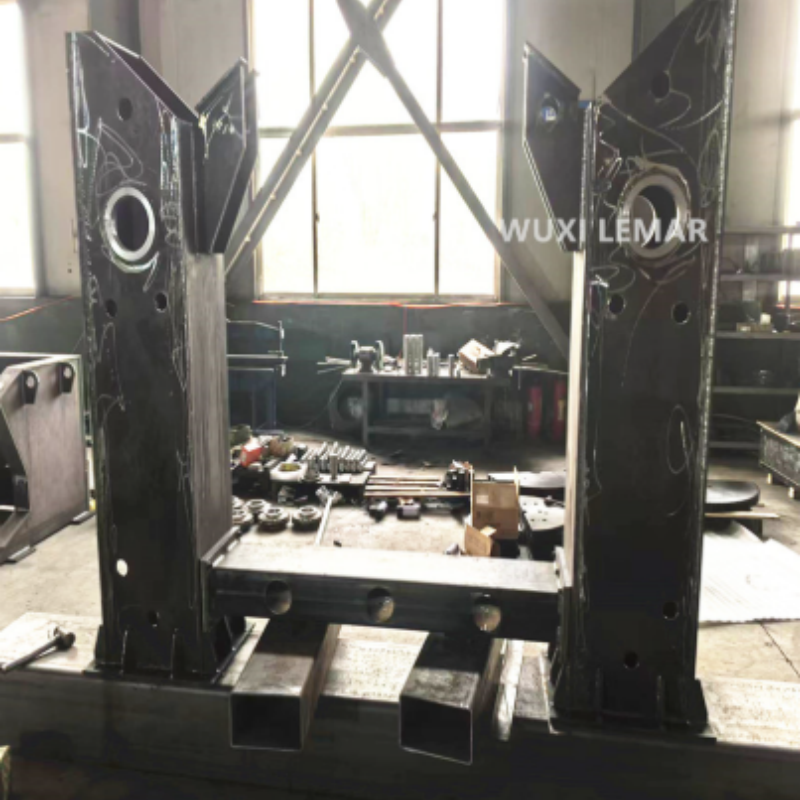 20 Ton Steel Structure H Beam Tilter Machine Heavy Duty Beam Turning Rotator