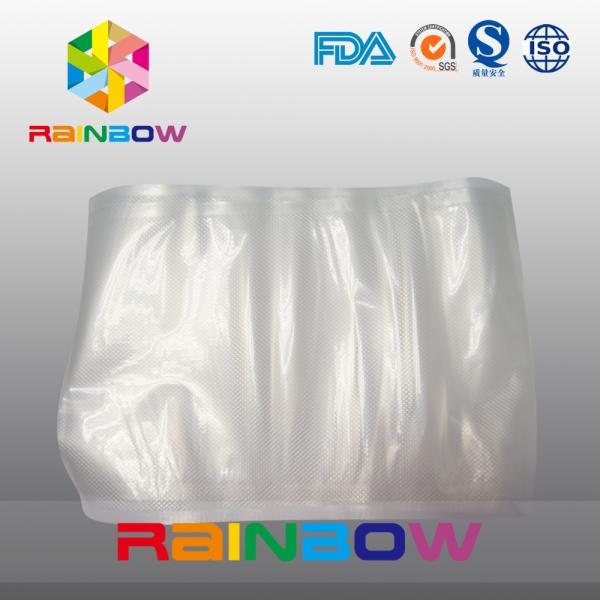 Textured Food Vacuum Saver Roll Embossed Vacuum Sealer Bag , Full Mesh Vacuum Bags