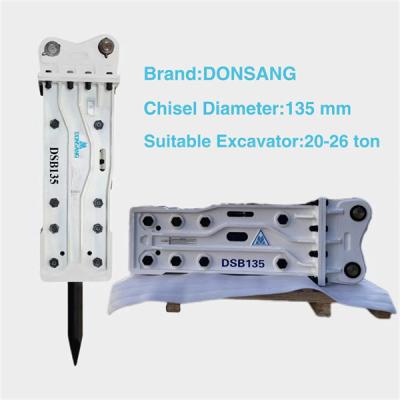 25 disjuntor largo do martelo de Ton Excavator Hydraulic Breaker For 135mm Hyraulic