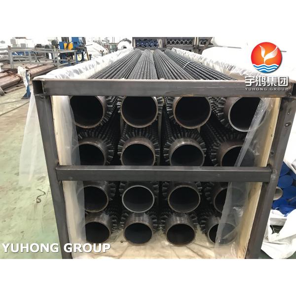 ASTM A106 Gr.B Tubes à nageoires en acier au carbone utilisées dans les bobines radiantes et les huiles raffinées