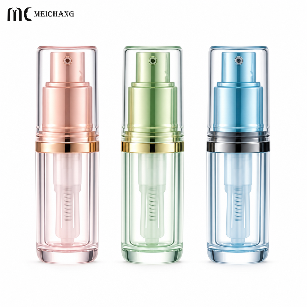 10ml/15ml/20ml Acrylic Dry Powder Spray Bottle with Screw Cap for Cosmetic Packaging (MC-1508)