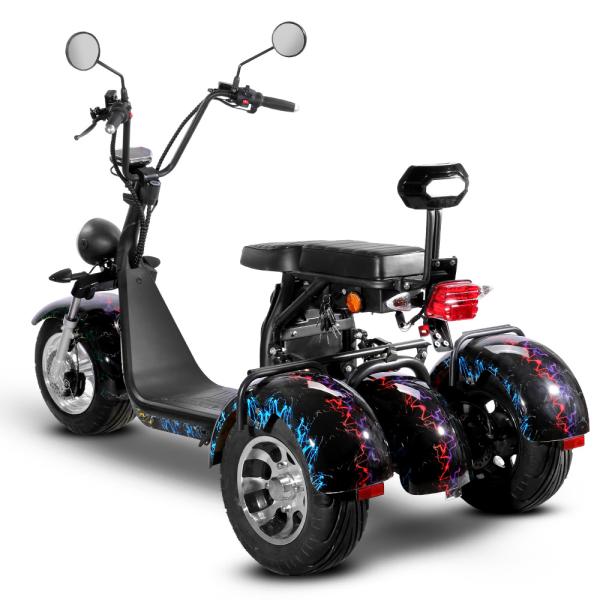 Motorcycles Scooters Electric Tricycle Motorcycle with 60V20AH Battery
