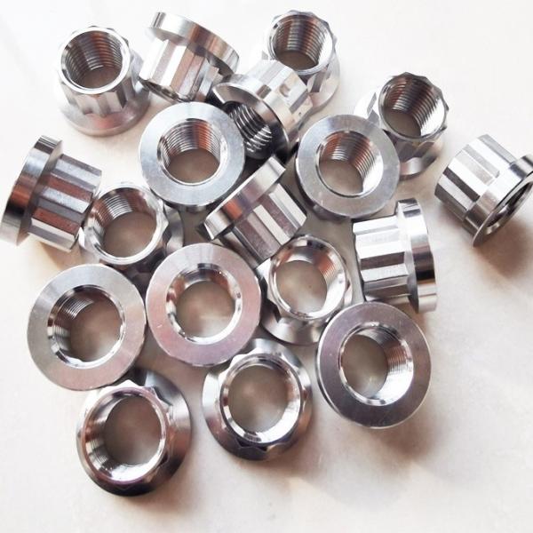 Universal 12 Point Flange Nuts 3/8-24 Thread 7/16 SOCKET/WRENCH Made of High Strength Titanium Alloy for Versatility