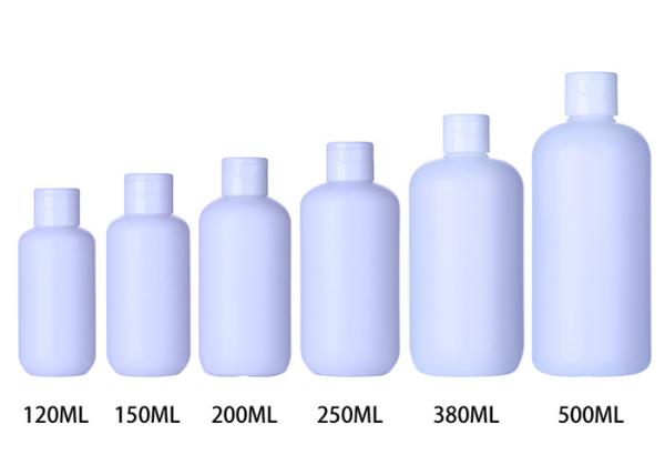 Flip Top Cap 500ml White HDPE Plastic Bottles For Baby Personal Care Products