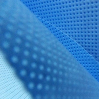 Antistatic SMS SMMS Nonwoven Fabric Blue for Surgical Medical Gown White Nonwoven