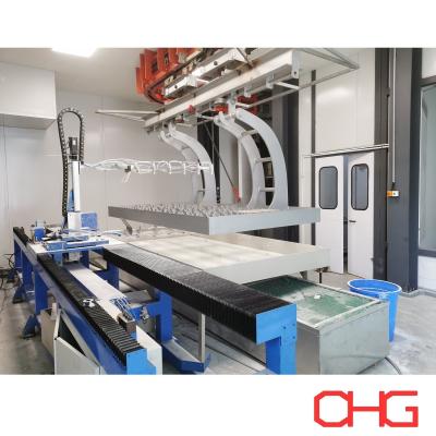 Manual / Automatic Glass Lubricant Liquid Painting Line For Forging On Metal Substrate