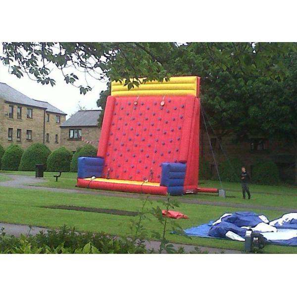 Прокаты стены взбираться утеса спортов безопасности раздувные на земле с материалом PVC