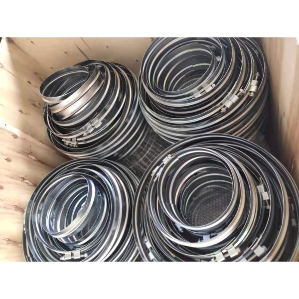 Широкая спираль вокруг 600mm гальванизированный окунать зажимов трубы горячий для модульного воздуховода