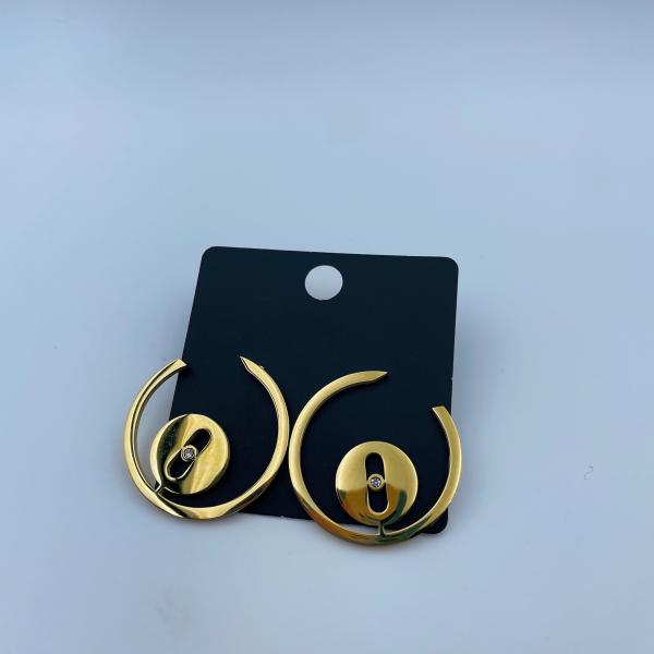 Upgrade Your Products with Polished Stainless Steel and Achieve a Luxurious Gold Look Earrings