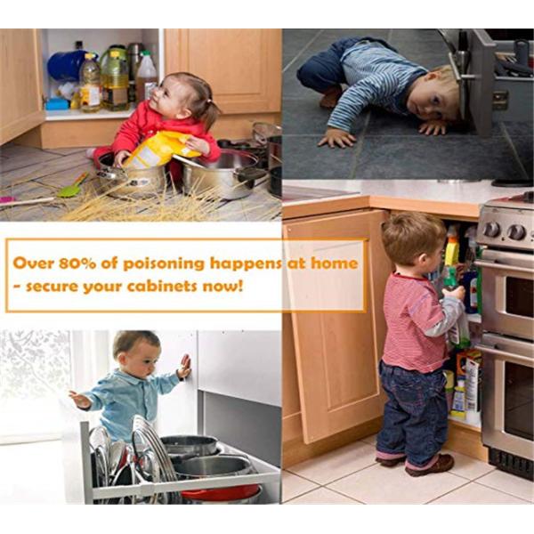 Baby Safety Products For Cabinet Adhesive Mount Cabinet Drawer Child Safety Cabinet Locks