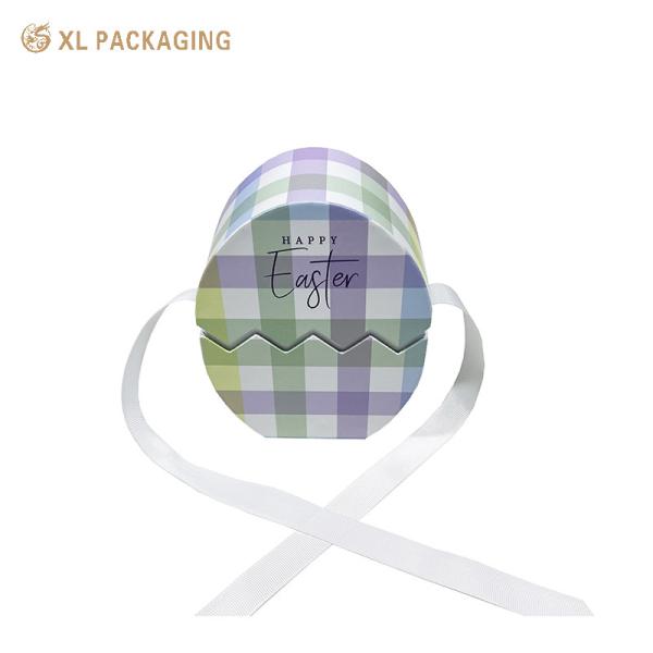 XL Packaging Custom Custom Gift Box Packaging Factory Luxury Custom Gift Box Custom Easter Candy Gift Box Egg Shape Printed Corrugated Kraft Paper For Chocolate