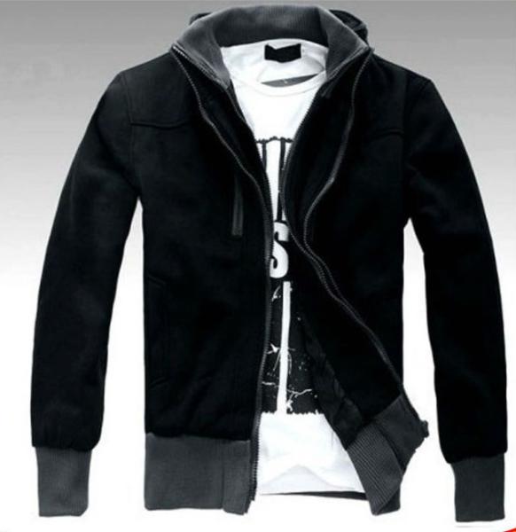 Fashion  Zipper Hooded Anorak Jacket Hooded Trench Coat Comfortable Cotton