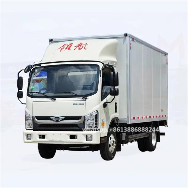 FOTON Single Row Cargo Van Truck Light Dry Van Truck 95KM/H 6 Wheeler
