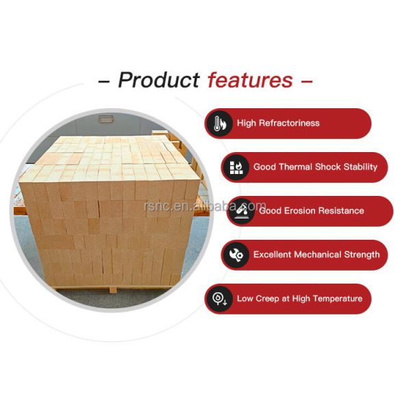 High Temperature Alumina Firebricks Lz-55/Lz-65/Lz-75 Aluminum Refractory Lining Bricks Cutting Welding For Industrial Smelting
