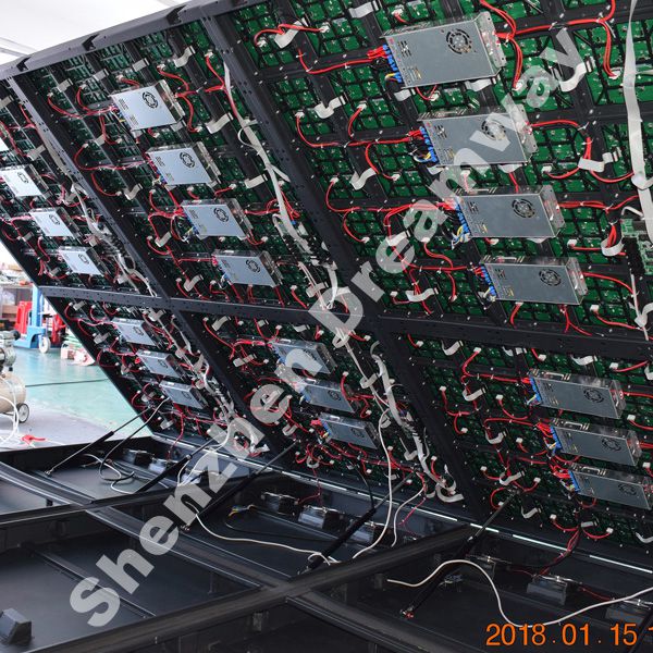 HD 6 mm PP Outdoor LED Sign Front Maintenance SMD2727 Nationstar LED