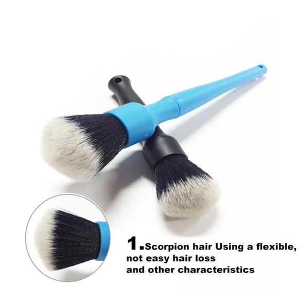 Новый набор автомобиля 2 ПК отсутствие полинянного набора щетки ультра мягкого синтетического автомобиля волос детализируя