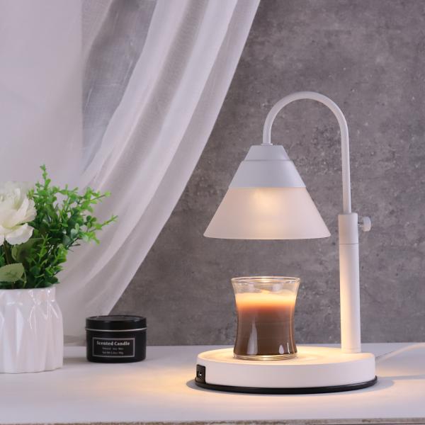 USB TYPE C Charging Electric Candle Warmer Lamp Luxury Fragrance Scented Candle Table Lamp