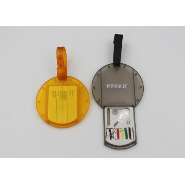 Mini Cute Travel Sewing Kit Needle Thread Box garment tag Round Or Flower Shaped