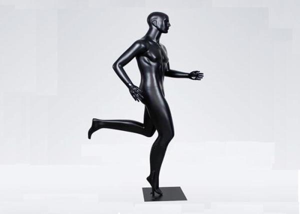 Adult Male / Female Sports Mannequin In Black Or Customized Color